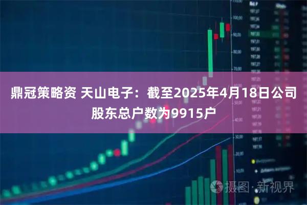鼎冠策略资 天山电子：截至2025年4月18日公司股东总户数为9915户