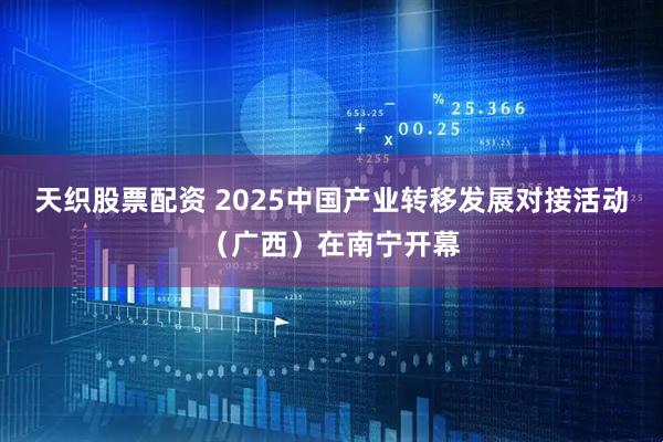 天织股票配资 2025中国产业转移发展对接活动（广西）在南宁开幕